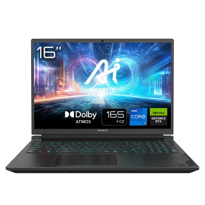 GIGABYTE G6X 9KG-43DE854SH 16" WUXGA 144Hz i7-13650HX 16GB/1TB SSD RTX4060 Win11 - TASTIERA QWERTZ